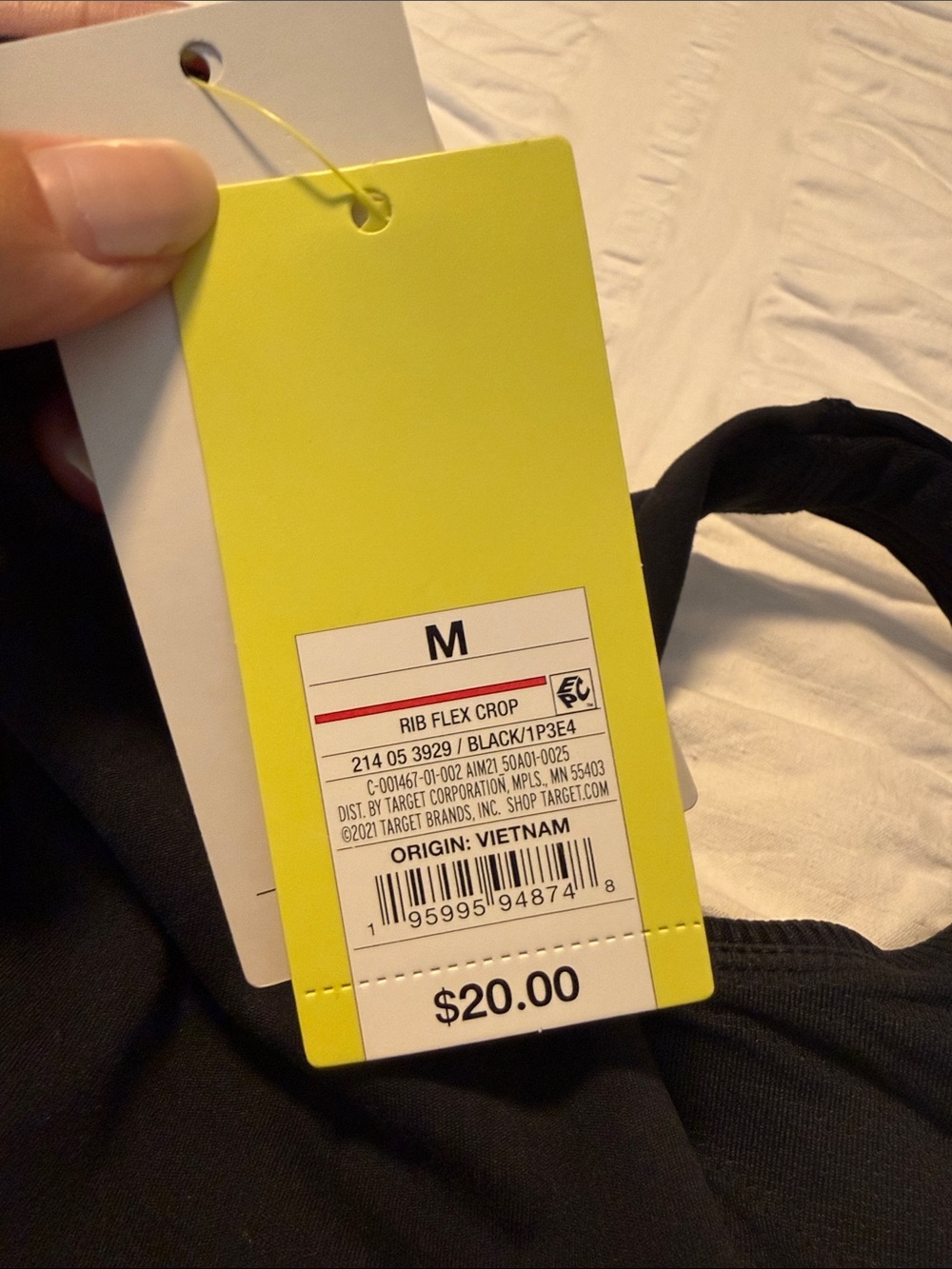 all in motion Black Ribbed High-Neck Racerback Sports Bra - Picture 5 of 5